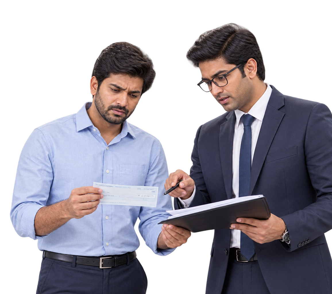 Bank and NBFC cheque misuse assistance