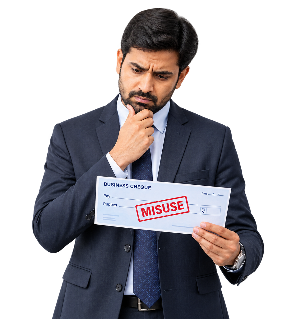 Business cheque misuse assistance